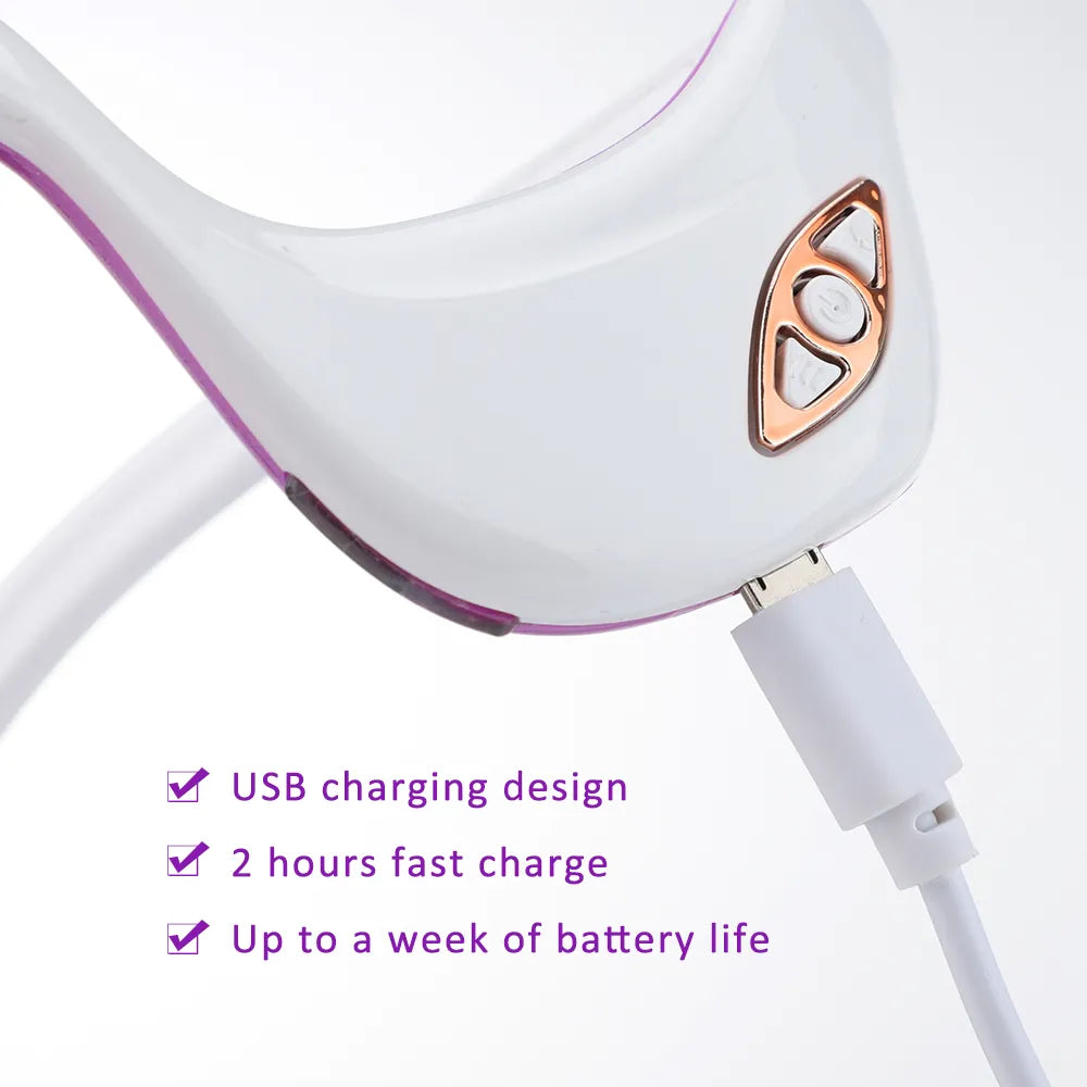 Micro Current Pulse Eye Massager. Relieves Eye Fatigue and Fades Wrinkles.