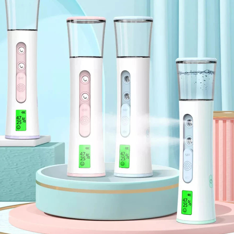 Ultrasonic Nano Mist Sprayer with Skin Test, LED Display