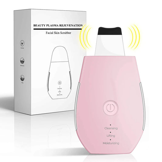 Ultrasonic Facial Spatula. Cavitation Cleansing, Peeling, Lifting