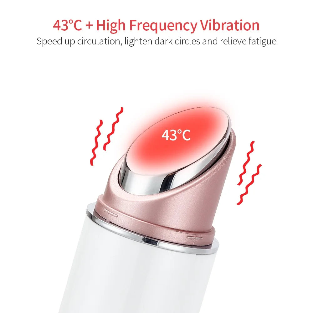 Multifunction LED Photon Therapy Facial y Eye Massager. Anti-Wrinkle.