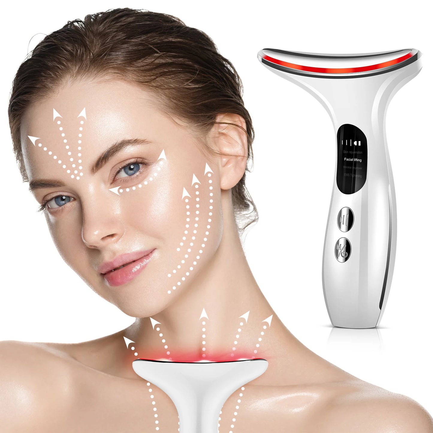 IPL LED Light Skin Rejuvenation Device & EMS Microcurrent