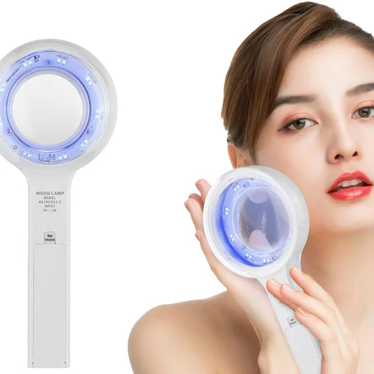 Analizador de Piel Portátil con Luz LED