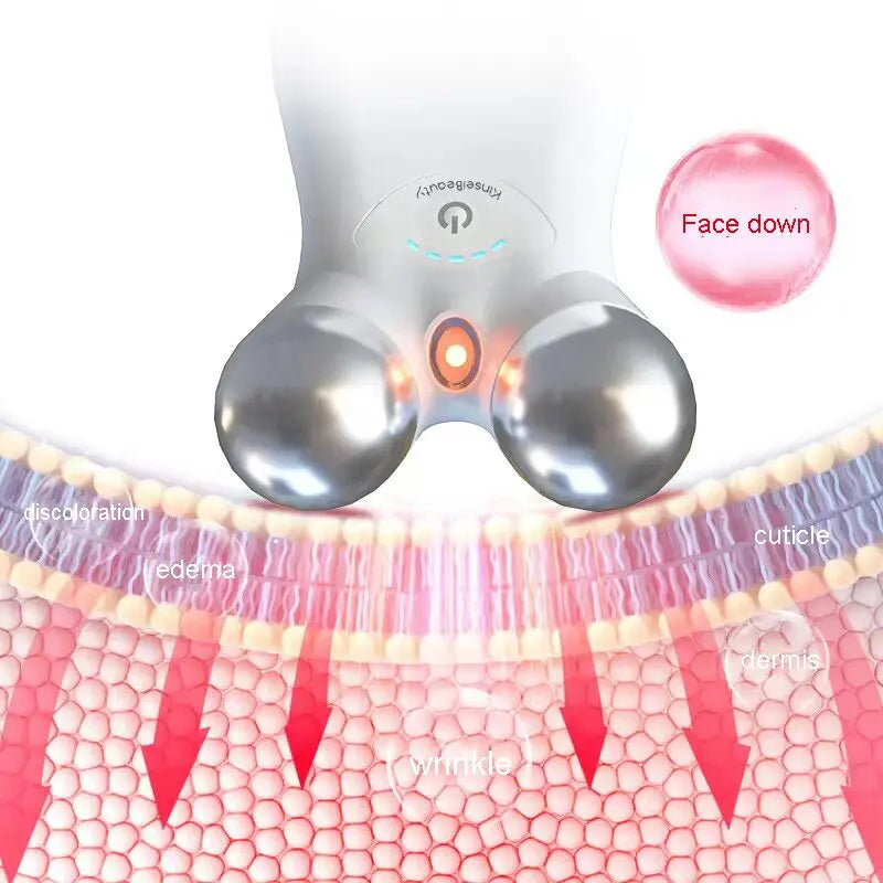 3D Microcurrent Facial Massager. Anti-wrinkle, Firming and Skin Rejuvenation