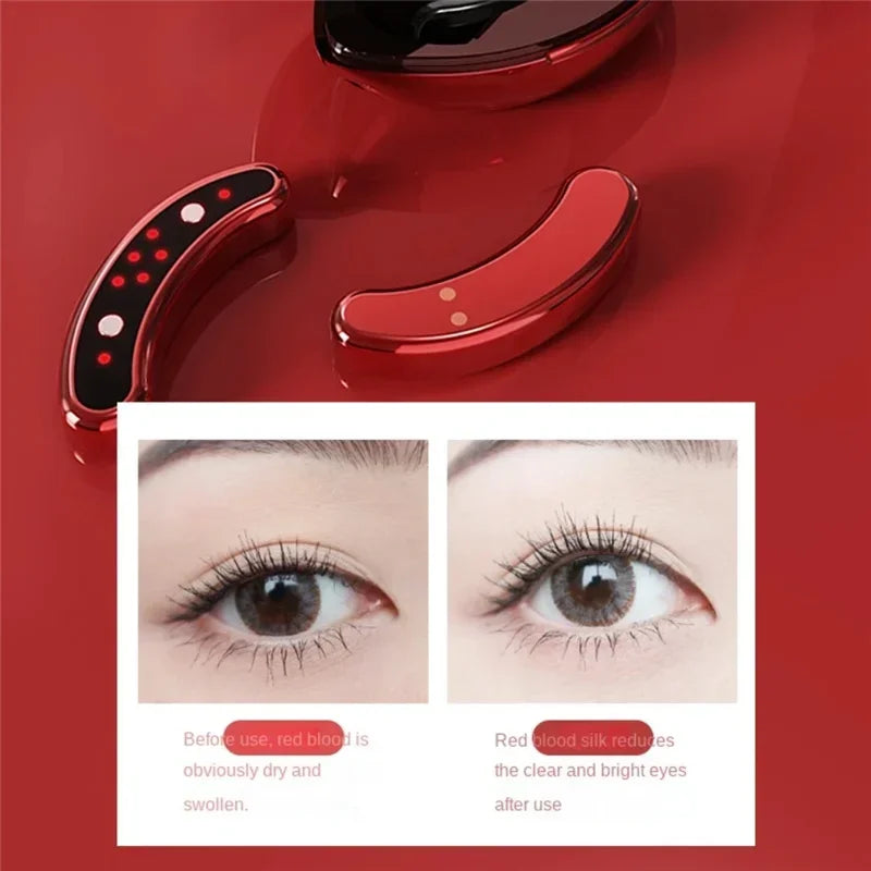 EMS Microcurrent Eye Massager Therapy Relieves Eye Fatigue, Anti-Wrinkle