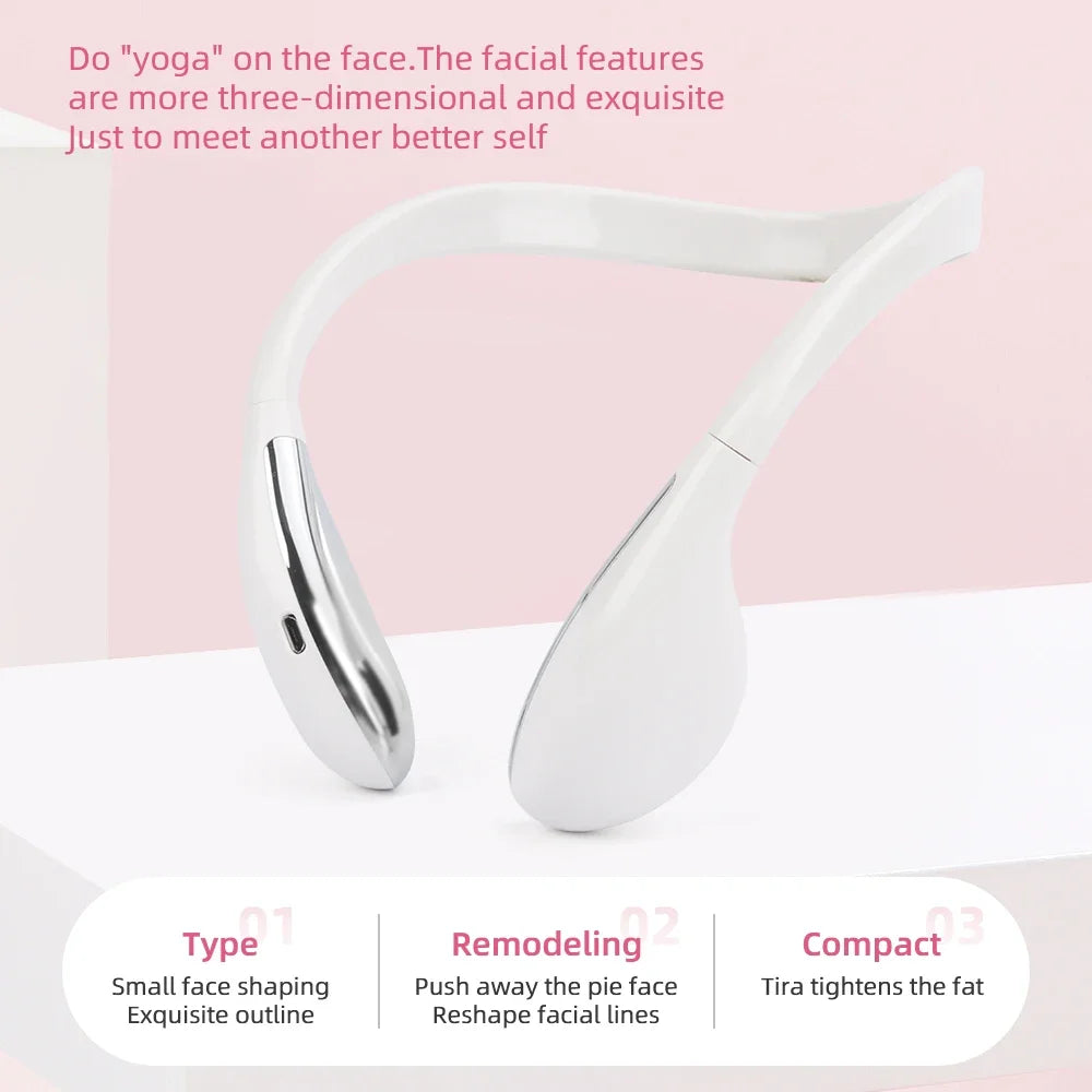 LED & EMS Microcurrent Face Lifting Device. Massager, Face Slimmer