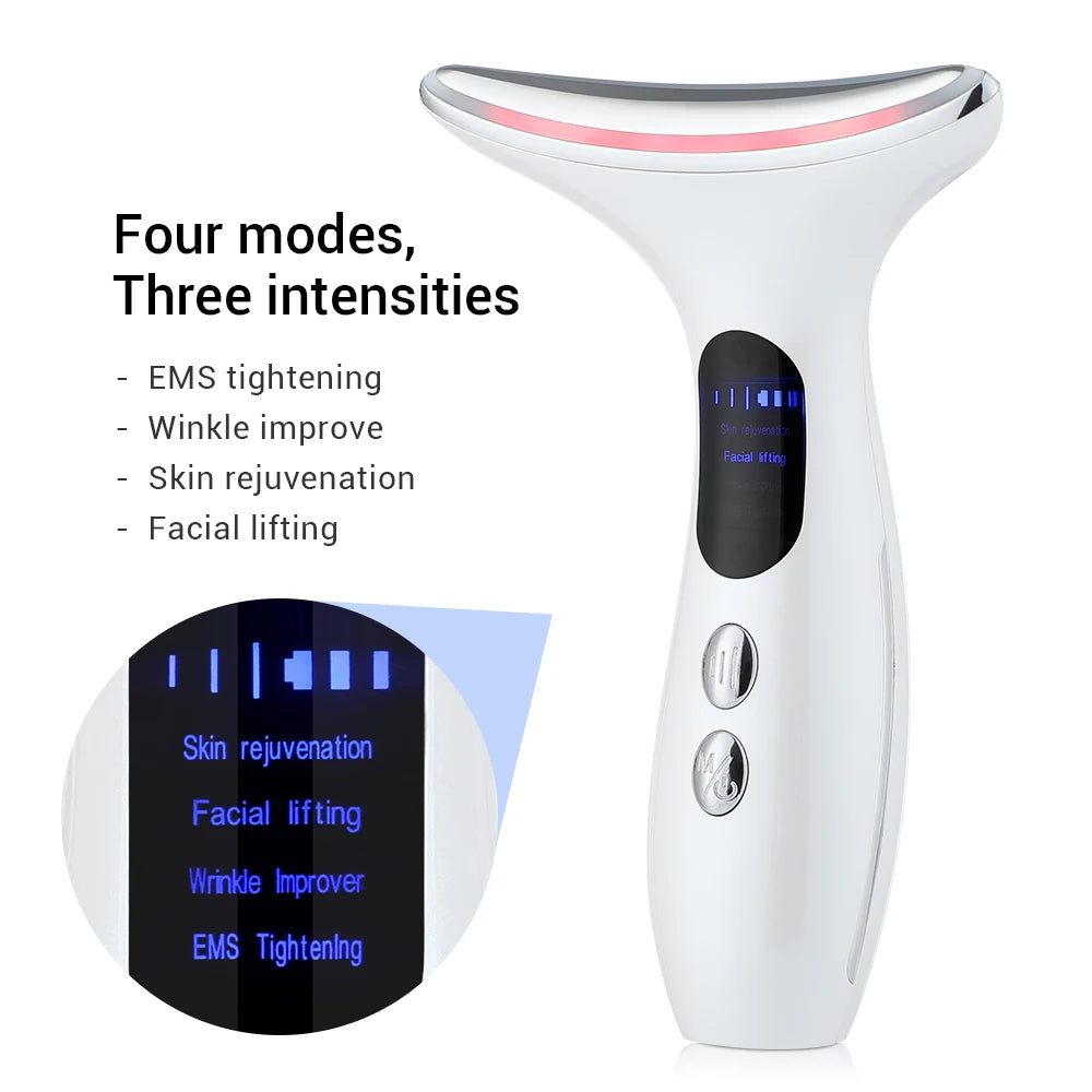 IPL LED Light Skin Rejuvenation Device & EMS Microcurrent