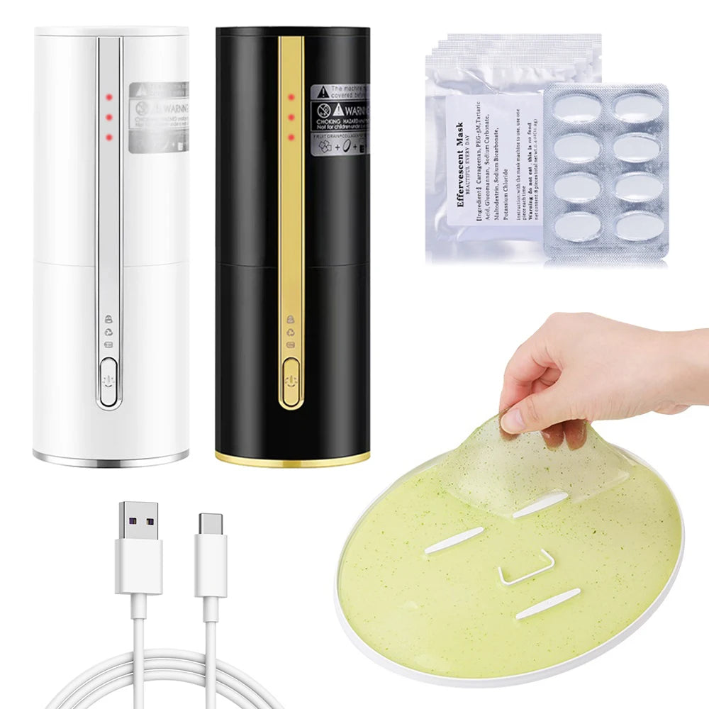 Smart Facial Mask Making Machine with Collagen from Natural Fruits and Vegetables