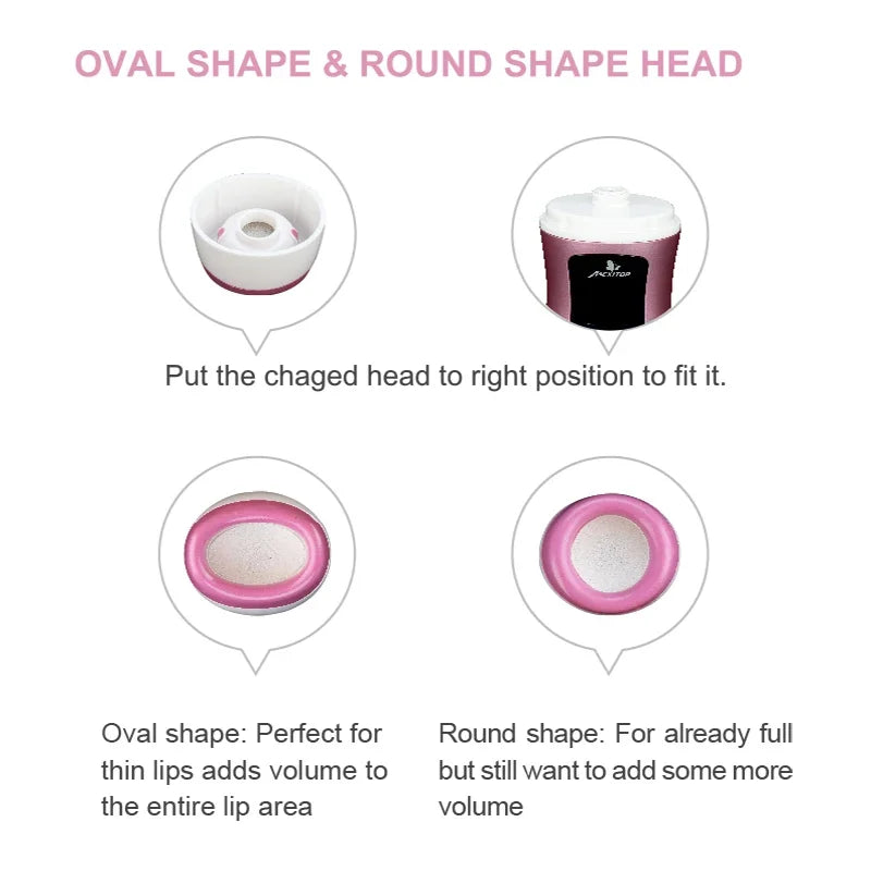 Lip care Device for Women. Volume Increase