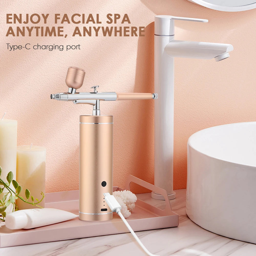 High Pressure Nano Facial Sprayer Water Oxygen Injector