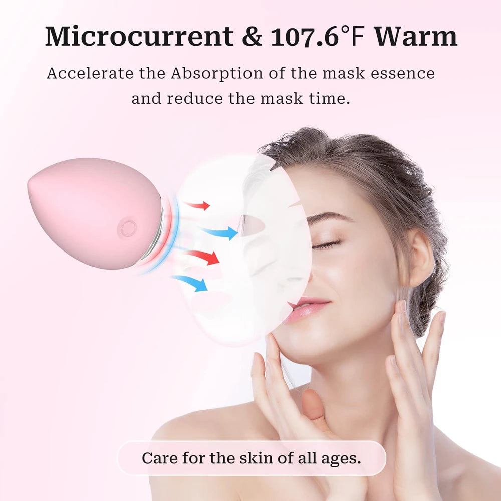 2 in 1 Facial Massager for Skin Care. Skin Absorption