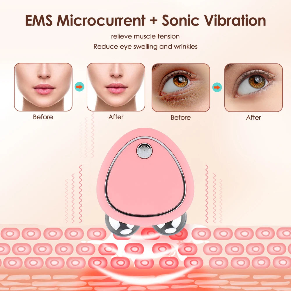 Microcurrent Device for Facial Lifting and Massage