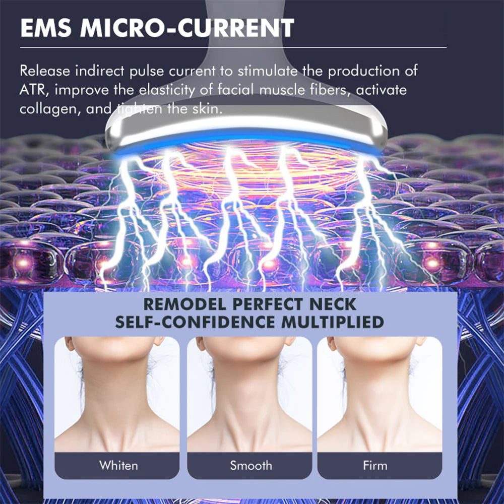 Dispositivo Multiefecto EMS. Reductor de Papada. Enfriador de Piel.