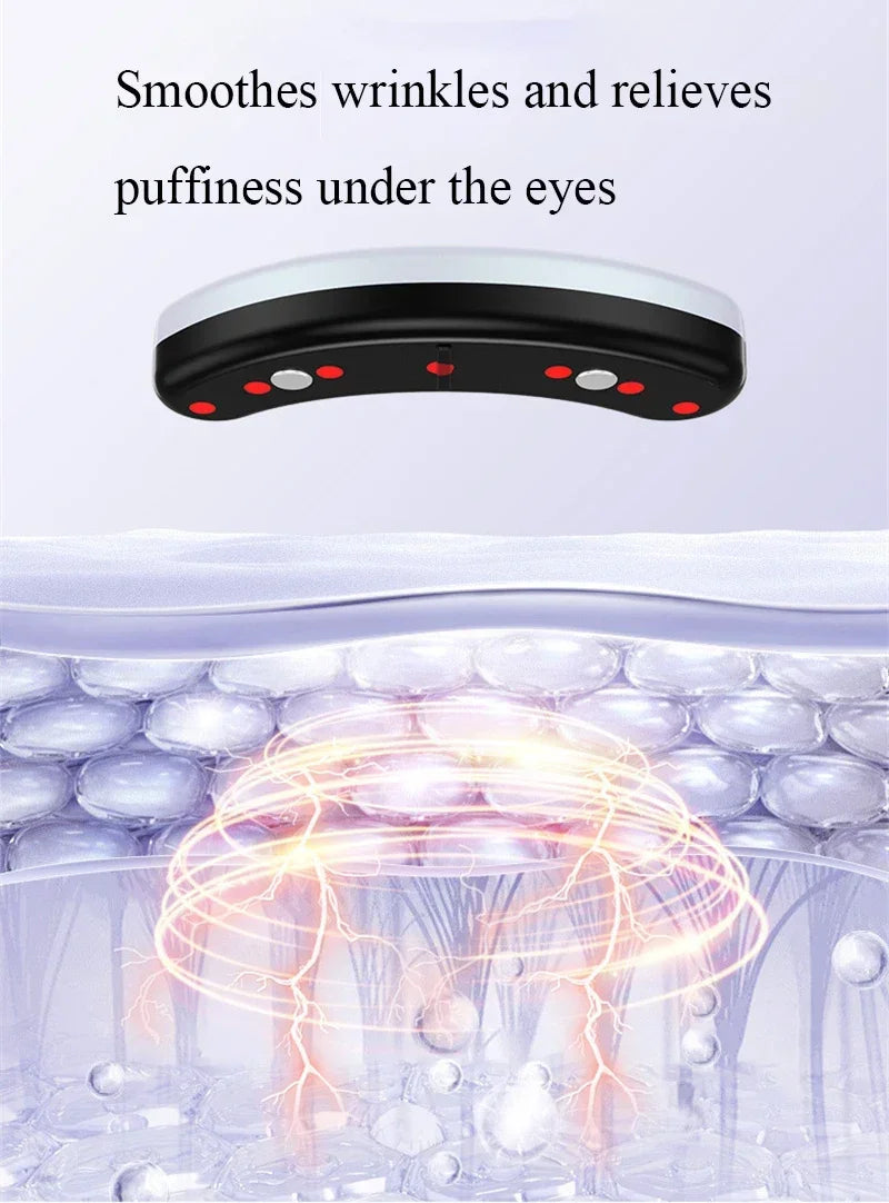 EMS Microcurrent Eye Massager Therapy Relieves Eye Fatigue, Anti-Wrinkle