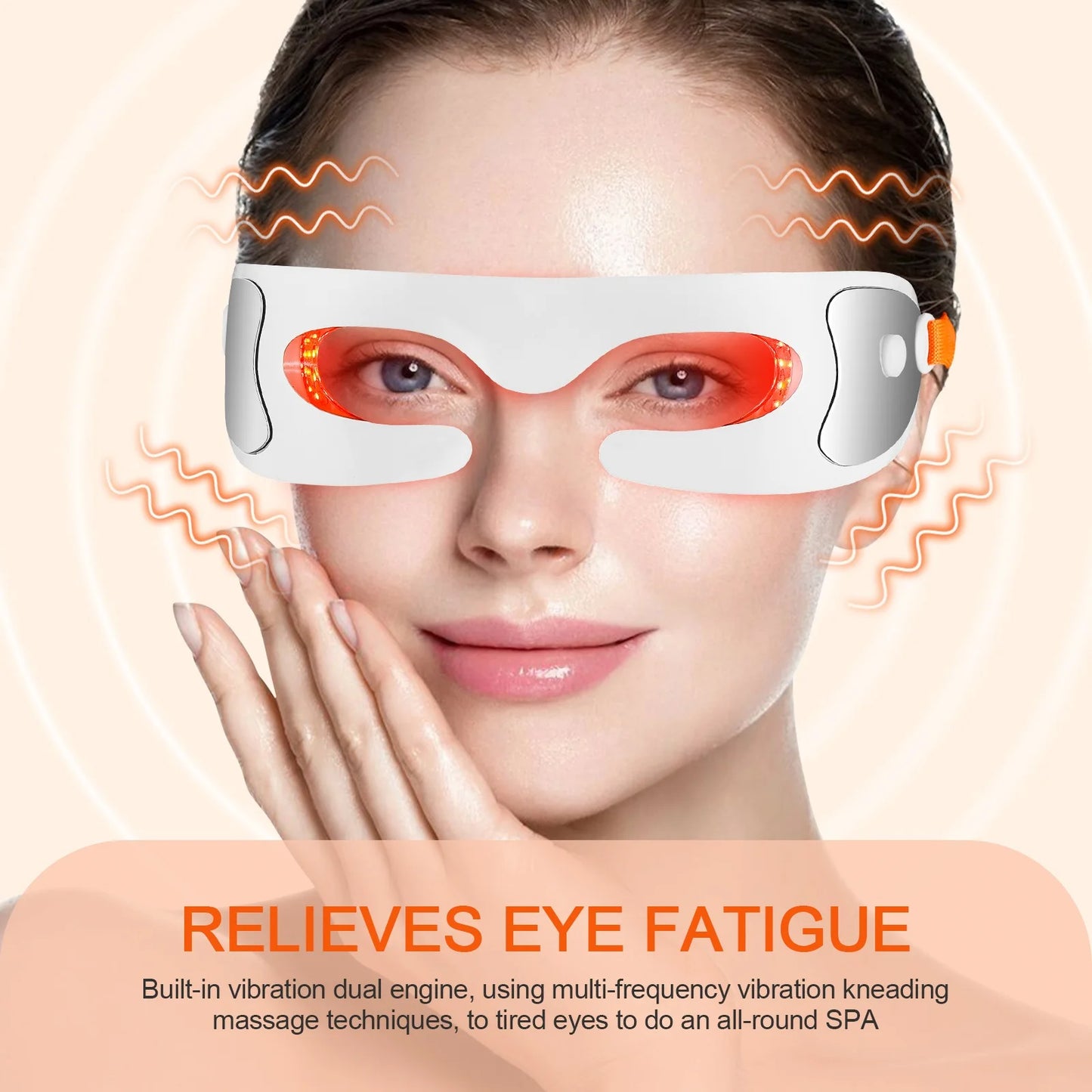 Anti-Aging Eye Fine Lines Relief Massager and Vibrator Device.