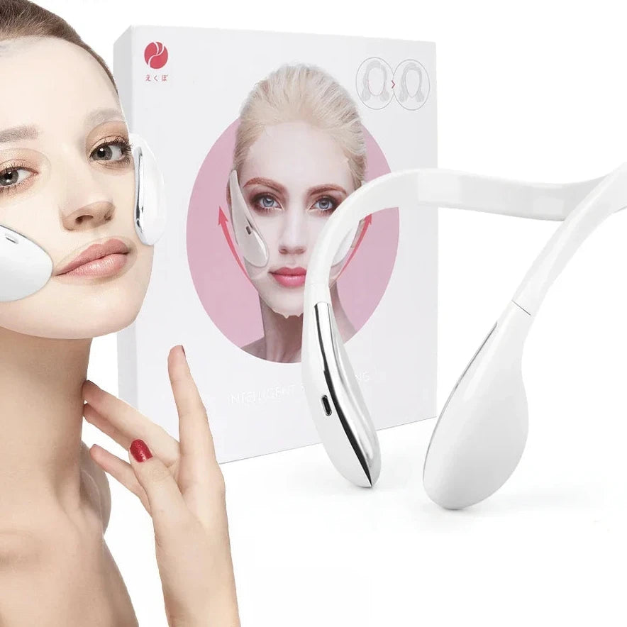 LED & EMS Microcurrent Face Lifting Device. Massager, Face Slimmer