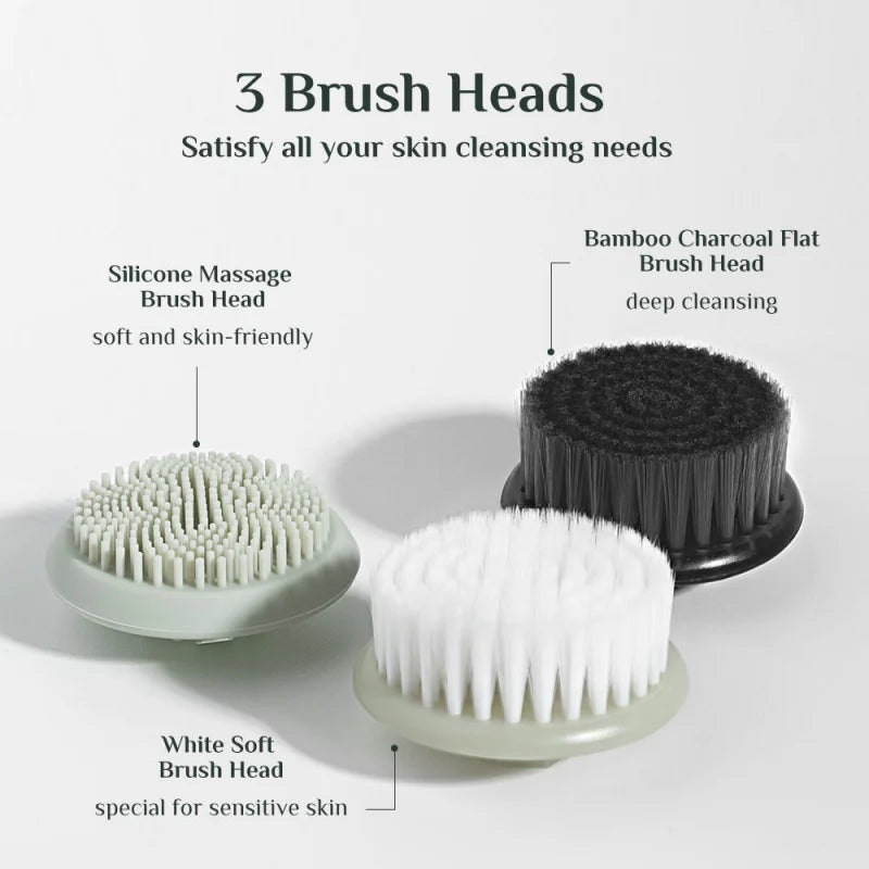 Electric Silicone Facial Brush for Deep Skin Cleansing