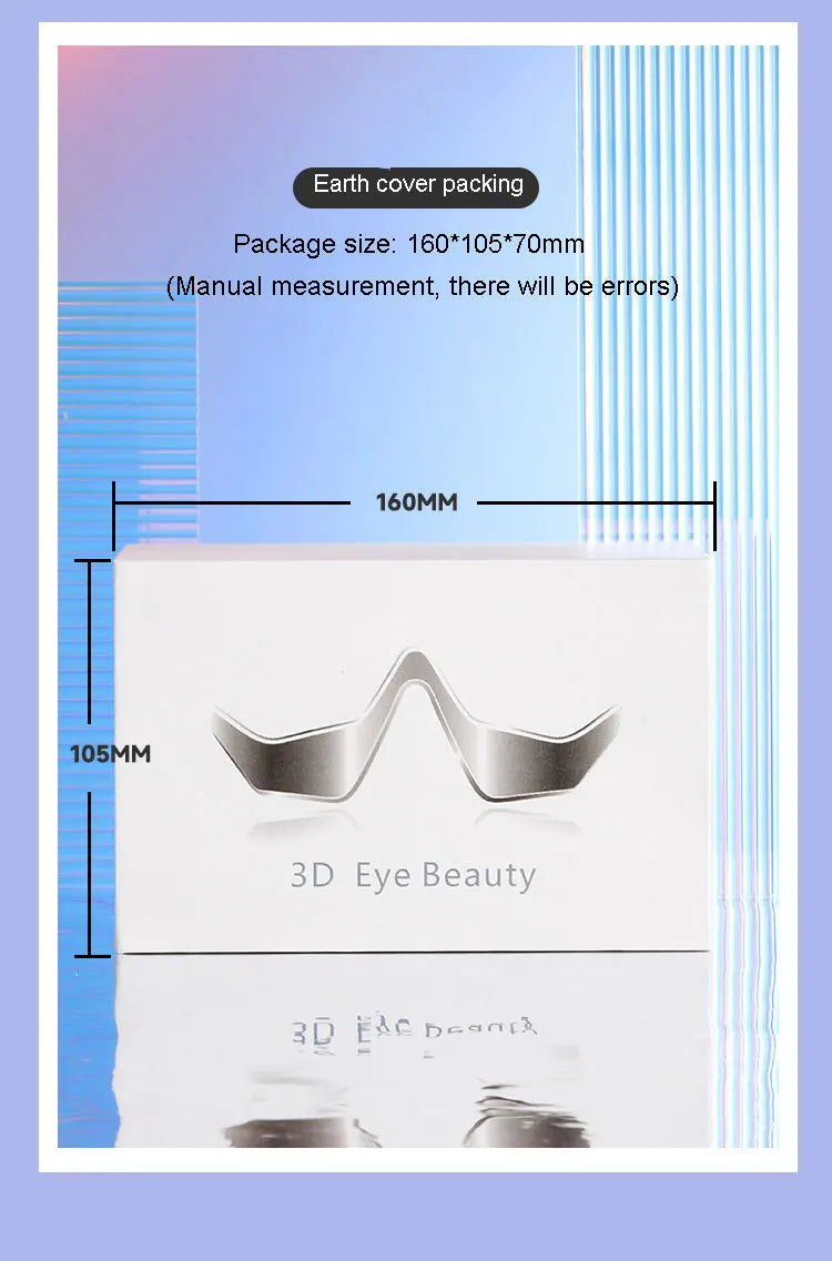 Masajeador de Ojos Inteligente 3D con pulsos de Calor por Infrarrojos. Alivio de la Fatiga Reducción de Arrugas. Eliminación de Ojeras